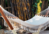A hammock chair with support: when comfort rhymes with design